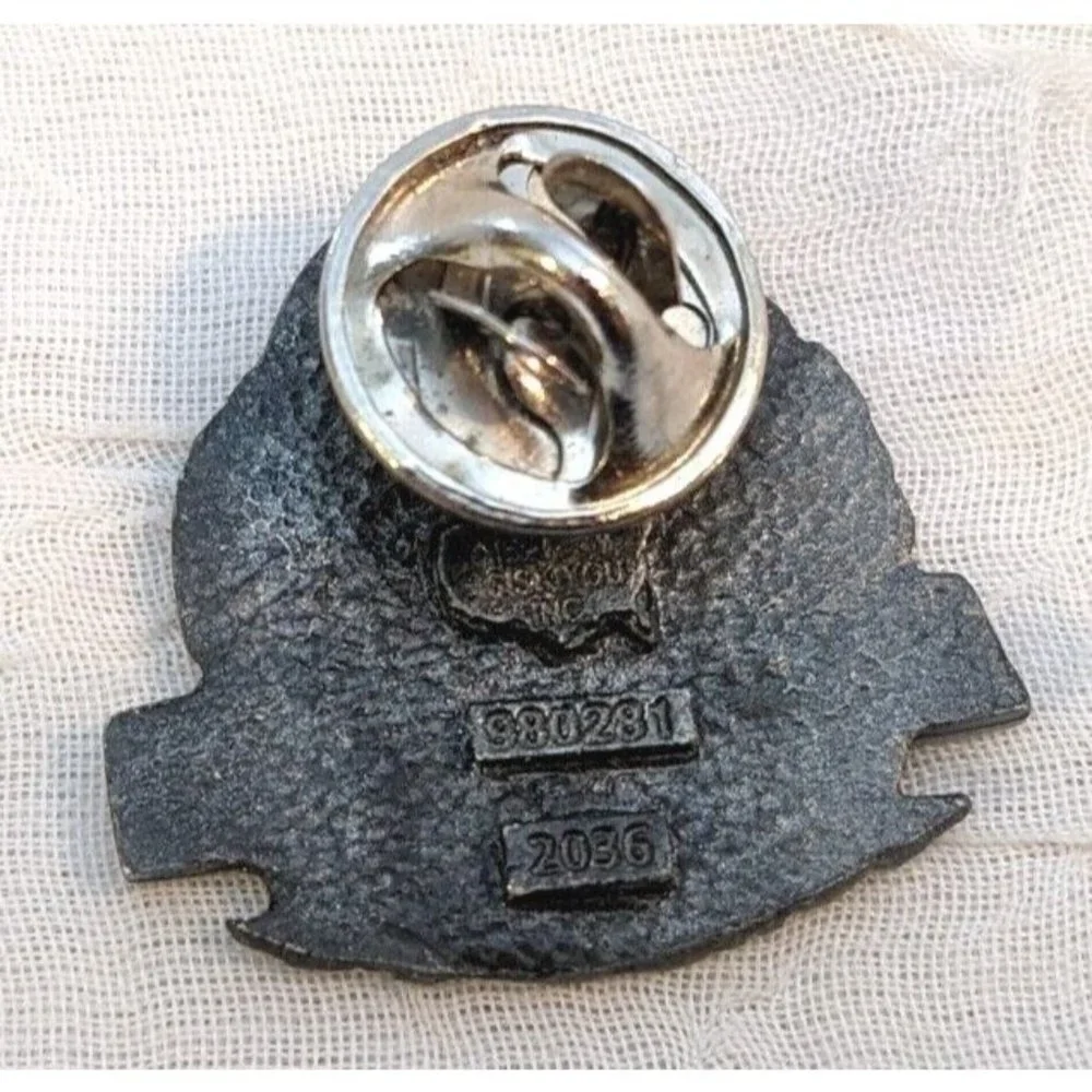 Vtg Air Force Siskiyou United States Lapel Pin Collectible Pewter USA Pinback No